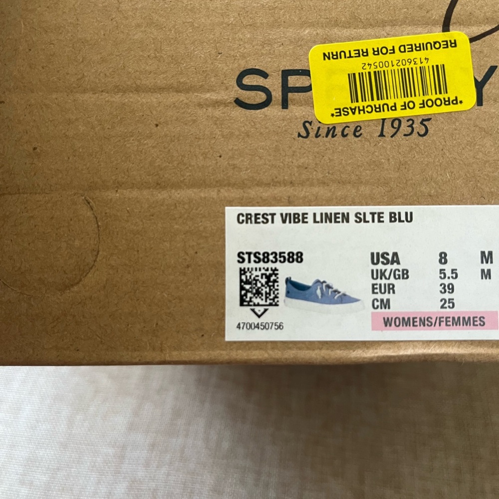 Sperry Slate Blue Casual Sneakers - Picture 6 of 7